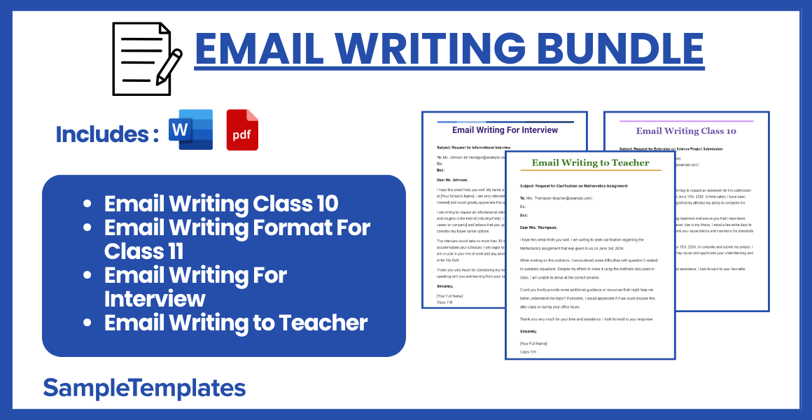 email writing bundle
