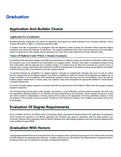 graduation in pdf