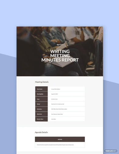 meeting minutes agenda template