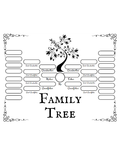 printable daily family tree