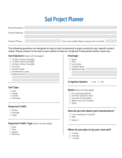 simple project planner