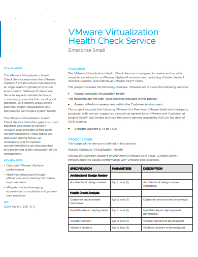 virtualization health check service