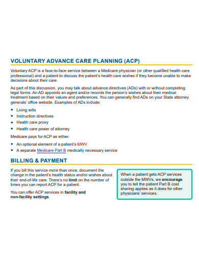 voluntary advance care planning