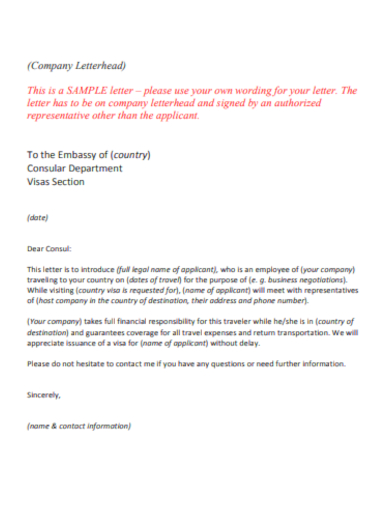 sample business letter of guarantee