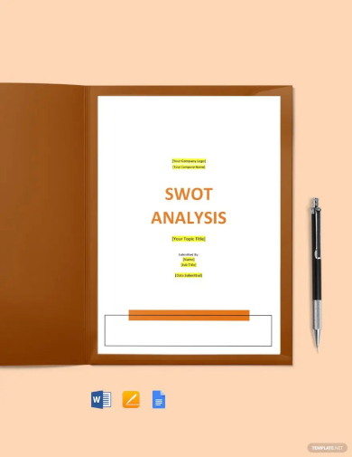 software swot analysis strategy template