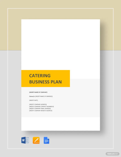 catering business plan template