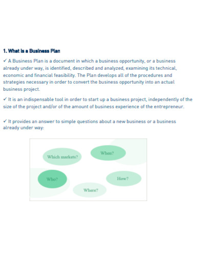 what is a business plan template