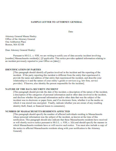 attorney general letter template