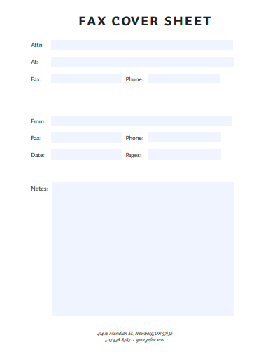 draft fax cover sheet template