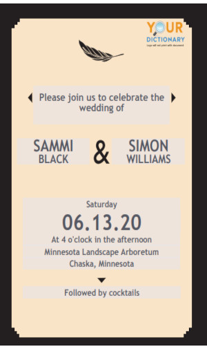 general wedding invitation template