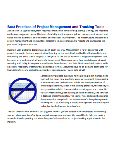 project management and tracking tools template