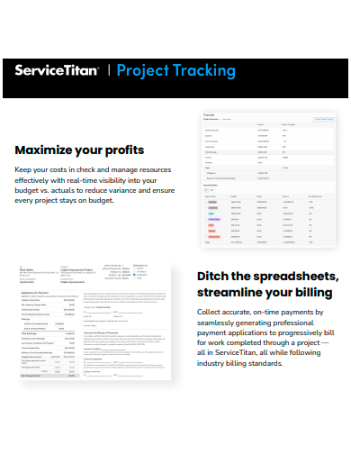 project tracking in pdf