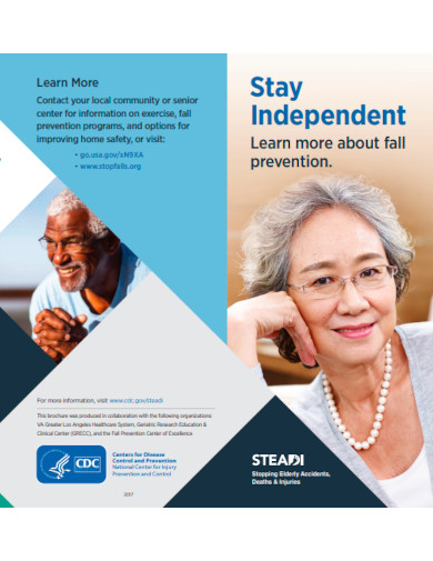 stay independent brochure template