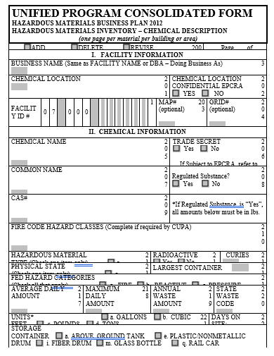 unified program consolidated form template