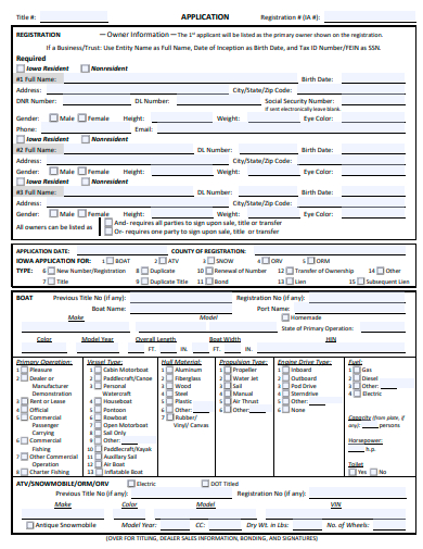 registration application example