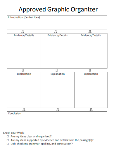 approved graphic organizer