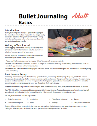 basic bullet journal