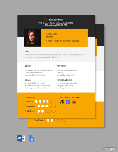 client persona template