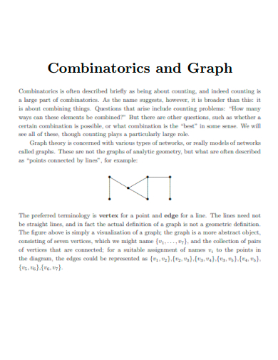 combinatorics and graph