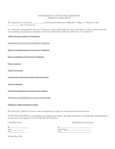consultant contractor agreement