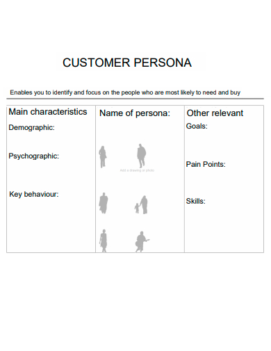 customer persona