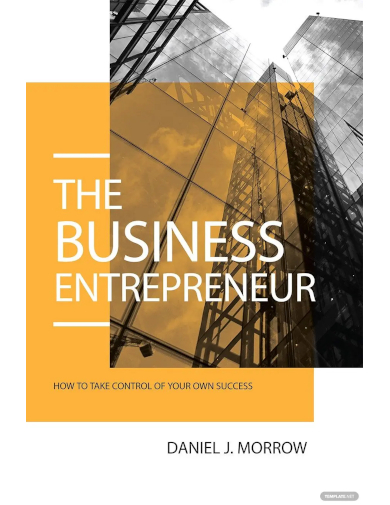 entrepreneur book cover template