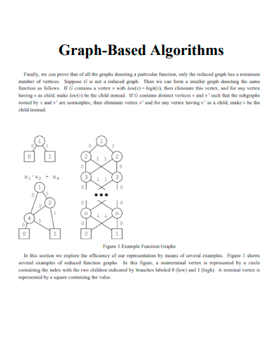 graph based algorithms
