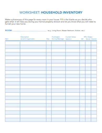 Free Inventory Samples In Ms Word Google Docs Pages Excel Numbers Google Sheets Pdf