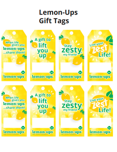 lemon ups gift tags