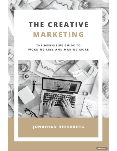 marketing book cover template