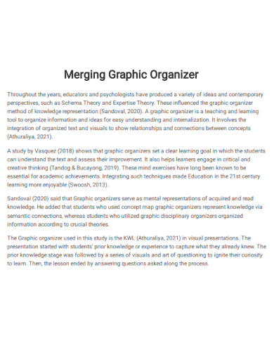 merging graphic organizer