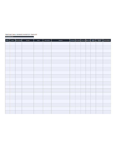 small business inventory