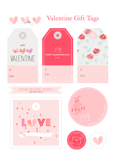 valentine gift tags