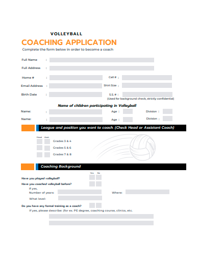 volleyball coaching application template