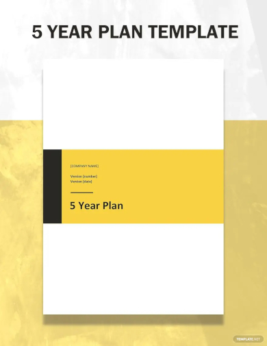 5 year plan template