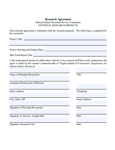 basic research agreement template