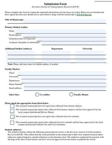 basic submission form template