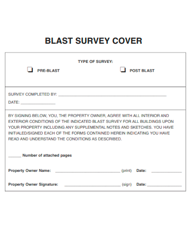 blast survey cover