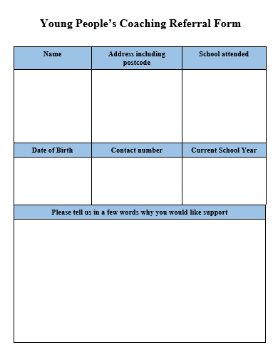 coaching referral form template