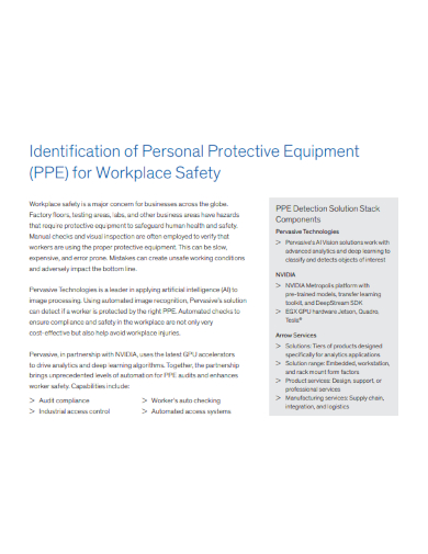 personal protective equipment for workplace