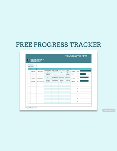 progress tracker