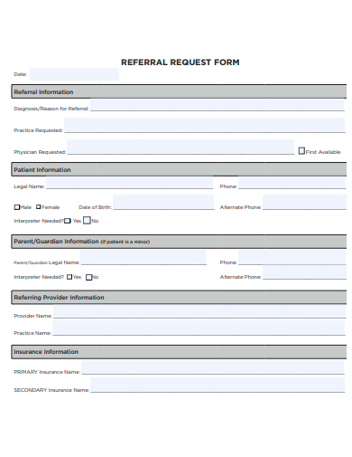 referral request form in pdf