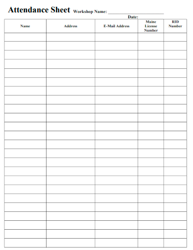 FREE 31+ Sample Sheet Templates in Google Docs | Google Sheets | MS ...