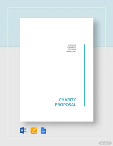 sample charity proposal template