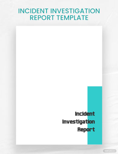 sample incident investigation report template