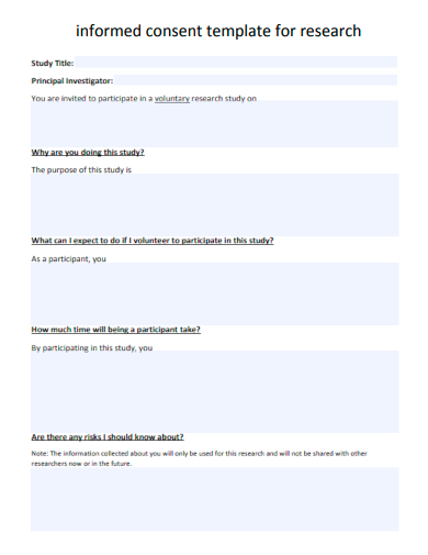 sample informed consent research template