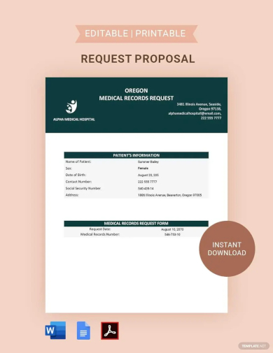 sample request proposal template