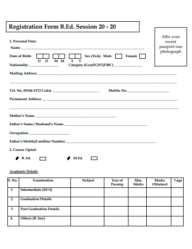 session registration form template