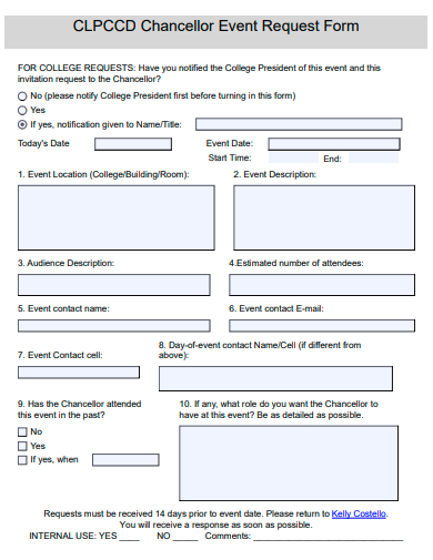 chancellor event request form template