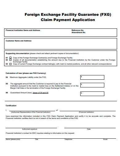 claim payment application template